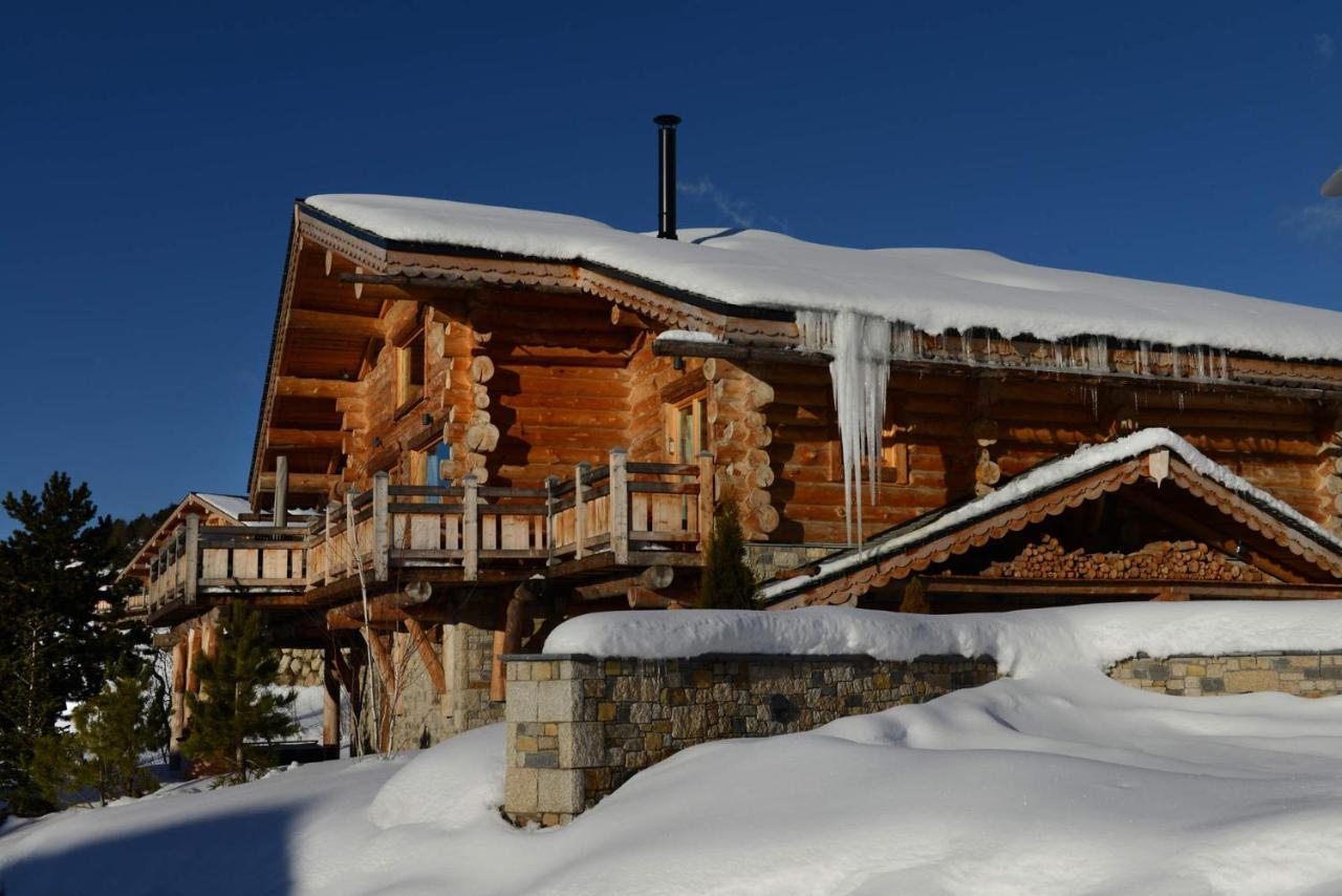 Chalet De Luxe "Lodge Des Sens" - Jacuzzi & Sauna - 12 Pers Bolquere Pyrenees 2000 Eksteriør billede